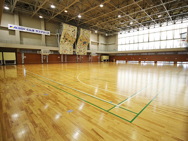 ALSOK ぐんまサブアリーナ内観