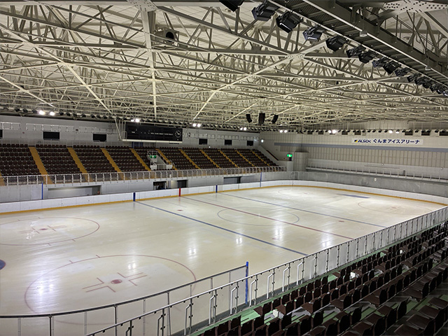ALSOK ぐんまアイスアリーナ内観