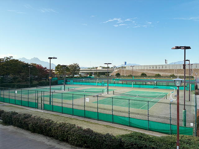 ALSOK ぐんまテニスコート外観